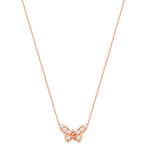 Jewelry - Mini Cz Butterfly Necklace